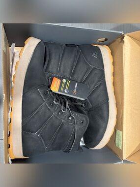 Men's Alpine Design Black Lace-Up Casual Boots - Brand Unspecified